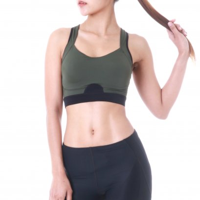 Women’s TL Move Sports Bra (Khaki)